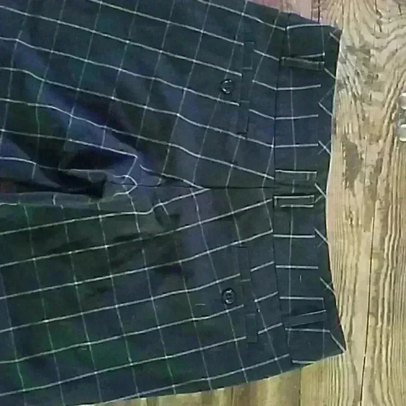 Black plaid dress capri. - Picture 2 of 2